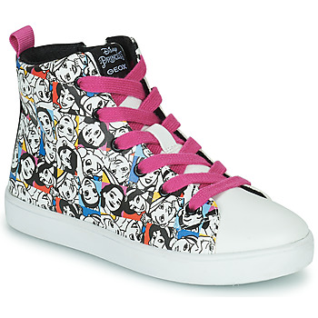 Geox  J KATHE GIRL H  girls's Children's Shoes (High-top Trainers) in Multicolour