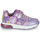 Shoes Girl Low top trainers Geox J SPACECLUB GIRL E Purple