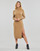 Clothing Women Long Dresses MICHAEL Michael Kors EASY TNK SLIT MIDI Beige