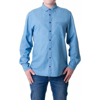 Clothing Men Long-sleeved shirts Tommy Hilfiger MW0MWI0956IAO Blue