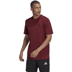 Clothing Men Short-sleeved t-shirts adidas Originals Aeroready Designed 2 Move Feelready Sport Burgundy