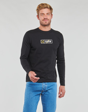 Clothing Men Long sleeved tee-shirts Oxbow O2TAJUT Black