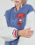 Clothing Women Jackets Tommy Jeans DENIM LETTERMAN JACKET DF7018 Multicolour