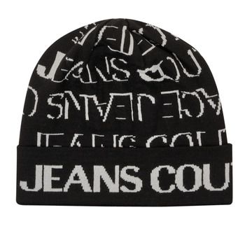 Clothes accessories Men Hats / Beanies / Bobble hats Versace Jeans Couture 73YAZK46 ZG025 Black / White