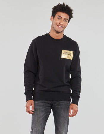 Clothing Men Sweaters Versace Jeans Couture  Black
