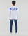 Clothing Men Sweaters Emporio Armani EA7 6LPM69 White / Blue