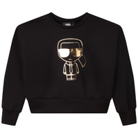 Clothing Girl Sweaters Karl Lagerfeld  Black