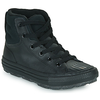 Shoes Children Hi top trainers Converse Chuck Taylor All Star Berkshire Boot Leather Hi Black