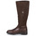 Shoes Women High boots Lauren Ralph Lauren EMELIE-BOOTS-TALL BOOT Chocolate
