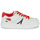 Shoes Men Low top trainers Lacoste L005 White / Red / Black