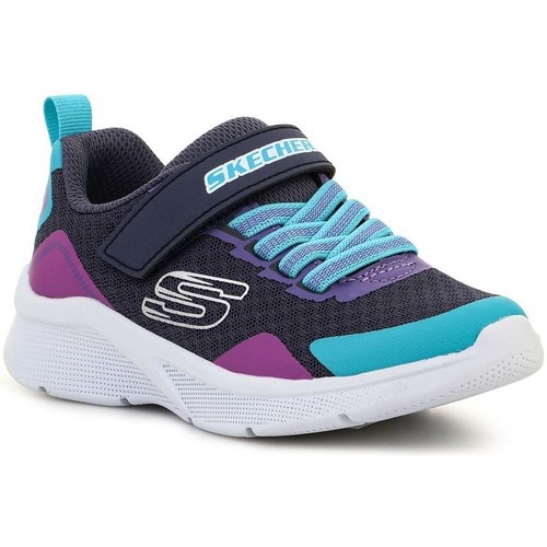 Shoes Children Low top trainers Skechers Twisty Kicks Light blue, Navy blue