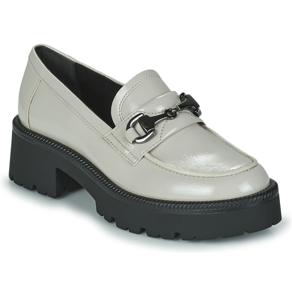 tamaris  24714-252  women's loafers / casual shoes in beige