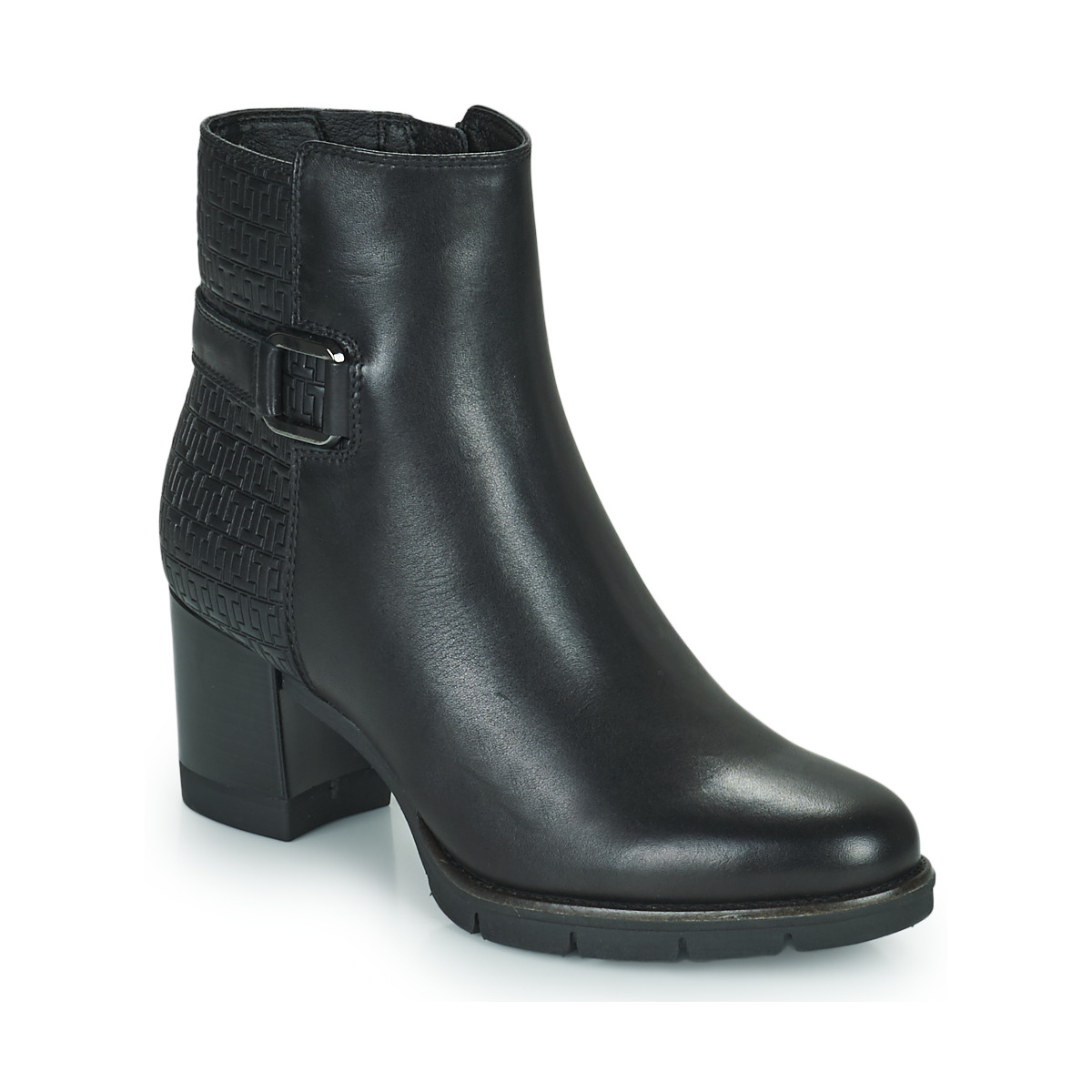 tamaris  25325-001-ah22  women's low ankle boots in black