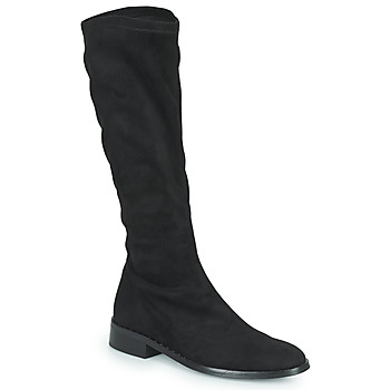 Shoes Women High boots Myma 6160-MY-VELOUR-NOIR Black