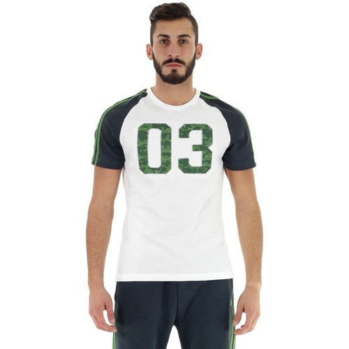 Clothing Men Short-sleeved t-shirts adidas Originals Lpm 03 Tshirt Green, White