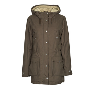 Clothing Women Parkas Volcom WALK ON BY 5K PARKA Brown