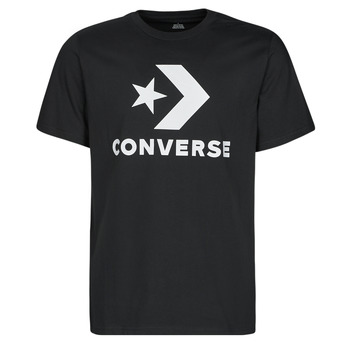 Clothing Short-sleeved t-shirts Converse GO-TO STAR CHEVRON TEE Black