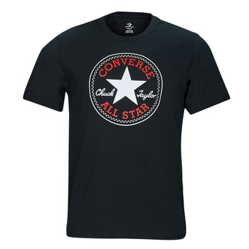 Clothing Short-sleeved t-shirts Converse GO-TO CHUCK TAYLOR CLASSIC PATCH TEE Black
