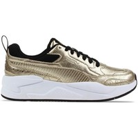 Shoes Children Low top trainers Puma Xray 2 Square JR Gold