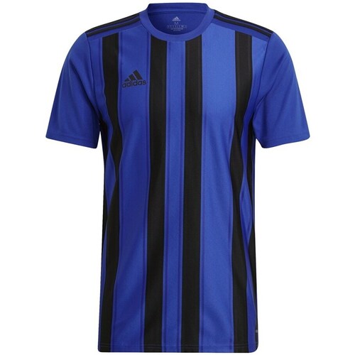 Clothing Men Short-sleeved t-shirts adidas Originals Striped 21 Black, Blue