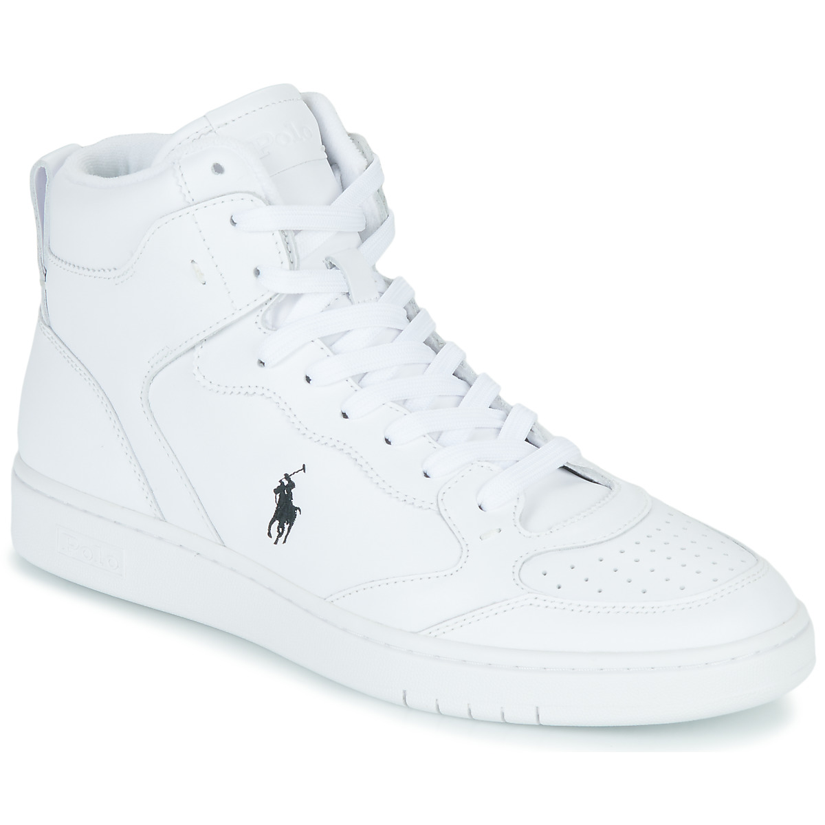 Polo Ralph Lauren Polo Crt Hgh-sneakers-low Top Lace White