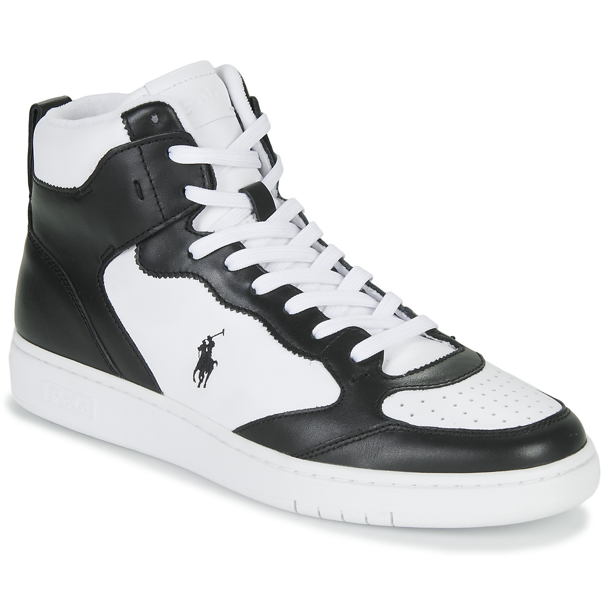 Polo Ralph Lauren Polo Crt Hgh-sneakers-low Top Lace Black