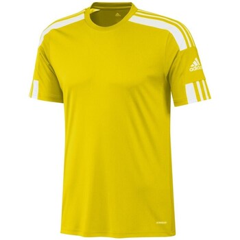 Clothing Men Short-sleeved t-shirts adidas Originals Squadra 21 Yellow, White