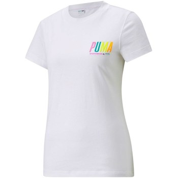 Clothing Women Short-sleeved t-shirts Puma Swxp Graphic White