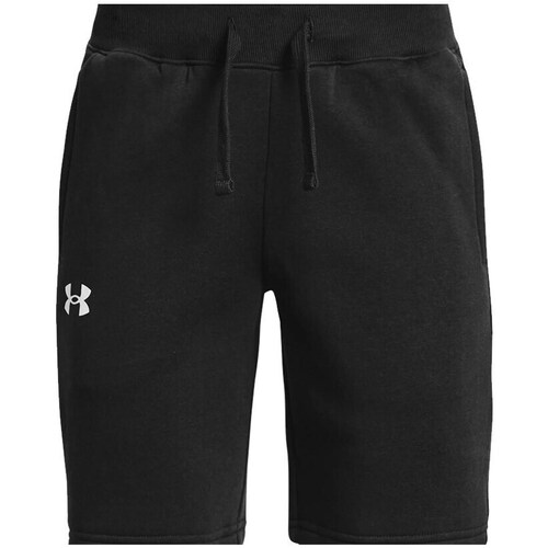 Clothing Boy Cropped trousers Under Armour Rival Cotton Shorts Black