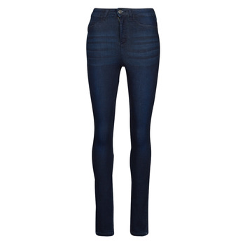 Clothing Women Skinny jeans Noisy May NMCALLIE V1241DB Blue / Dark