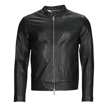 Clothing Men Leather jackets / Imitation leather Selected SLHARCHIVE CLASSIC LEATHER Black