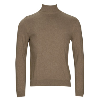 Clothing Men Jumpers Selected SLHBERG ROLL NECK Beige