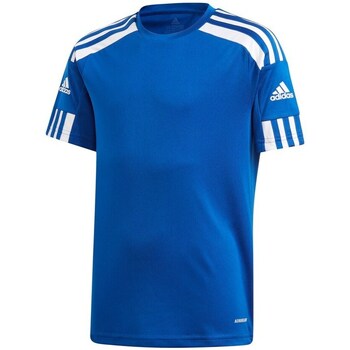 Clothing Boy Short-sleeved t-shirts adidas Originals JR Squadra 21 Blue