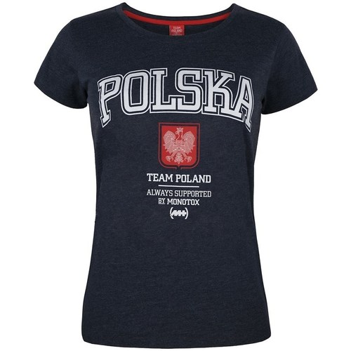 Clothing Women Short-sleeved t-shirts Monotox Polska College Black