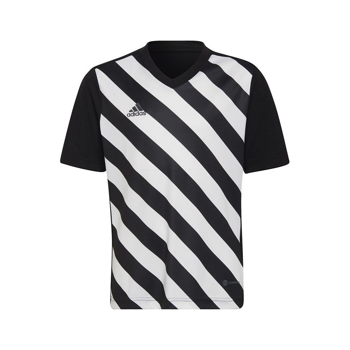 Clothing Boy Short-sleeved t-shirts adidas Originals Entrada 22 Graphic Jersey White, Black
