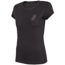 Clothing Women Short-sleeved t-shirts 4F TSD068 Black
