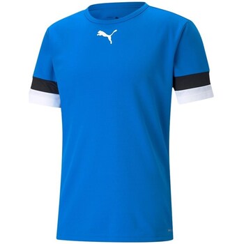 Clothing Men Short-sleeved t-shirts Puma Teamrise Jersey Blue