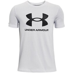Clothing Men Short-sleeved t-shirts Under Armour Sportstyle Logo White