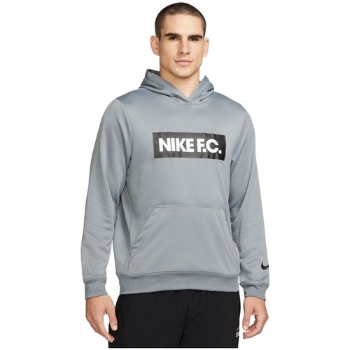 Clothing Men Sweaters Nike FC Grey