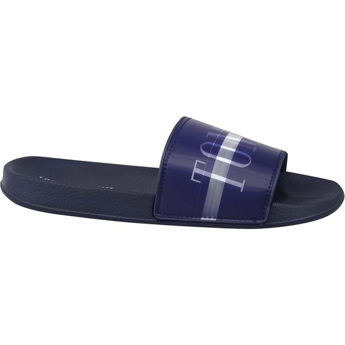 Shoes Women Water shoes Tommy Hilfiger Holographic Pool Slide White, Navy blue, Red