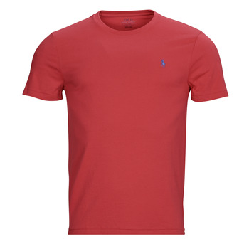 Clothing Men Short-sleeved t-shirts Polo Ralph Lauren K223SC08-SSCNCMSLM2-SHORT SLEEVE-T-SHIRT Red / Sunrise / Red