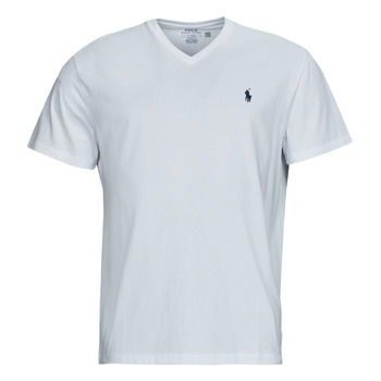 Clothing Men Short-sleeved t-shirts Polo Ralph Lauren KSC08H-SSVNCLS-SHORT SLEEVE-T-SHIRT White / White