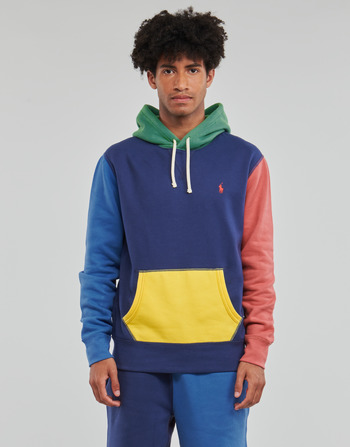 Clothing Men Sweaters Polo Ralph Lauren K223SC25-LSPOHOODM17-LONG SLEEVE-SWEATSHIRT Multicolour
