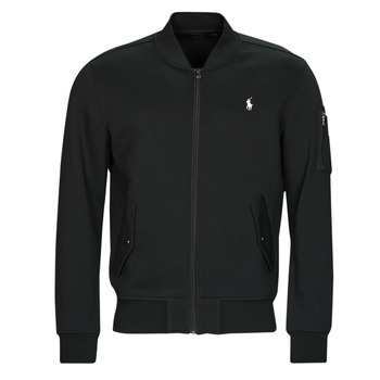 Clothing Men Sweaters Polo Ralph Lauren K224SC93-LSBOMBERM25-LONG SLEEVE-SWEATSHIRT Black /  black