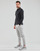 Clothing Men Long-sleeved polo shirts Polo Ralph Lauren K224SC53C-LSKCSLM1-LONG SLEEVE-POLO SHIRT Black / Mottled /  black / Marl / Heather