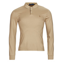 Clothing Men Long-sleeved polo shirts Polo Ralph Lauren K224SC53-LSKCSLM6-LONG SLEEVE-KNIT Beige / Vintage / Khaki