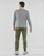 Clothing Men Jumpers Polo Ralph Lauren S224SV07B-LS RIB CN-LONG SLEEVE-PULLOVER Grey / Fawn / Grey / Heather