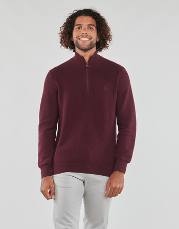 Clothing Men Jumpers Polo Ralph Lauren S224SC04-LS HZ-LONG SLEEVE-PULLOVER Bordeaux / Aged / Wine / Heather