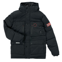 Clothing Boy Parkas Geographical Norway ALBERT Black
