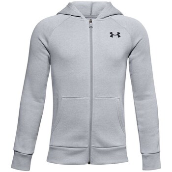 Clothing Men Sweaters Under Armour Rival Cotton FZ Hoodie Grey